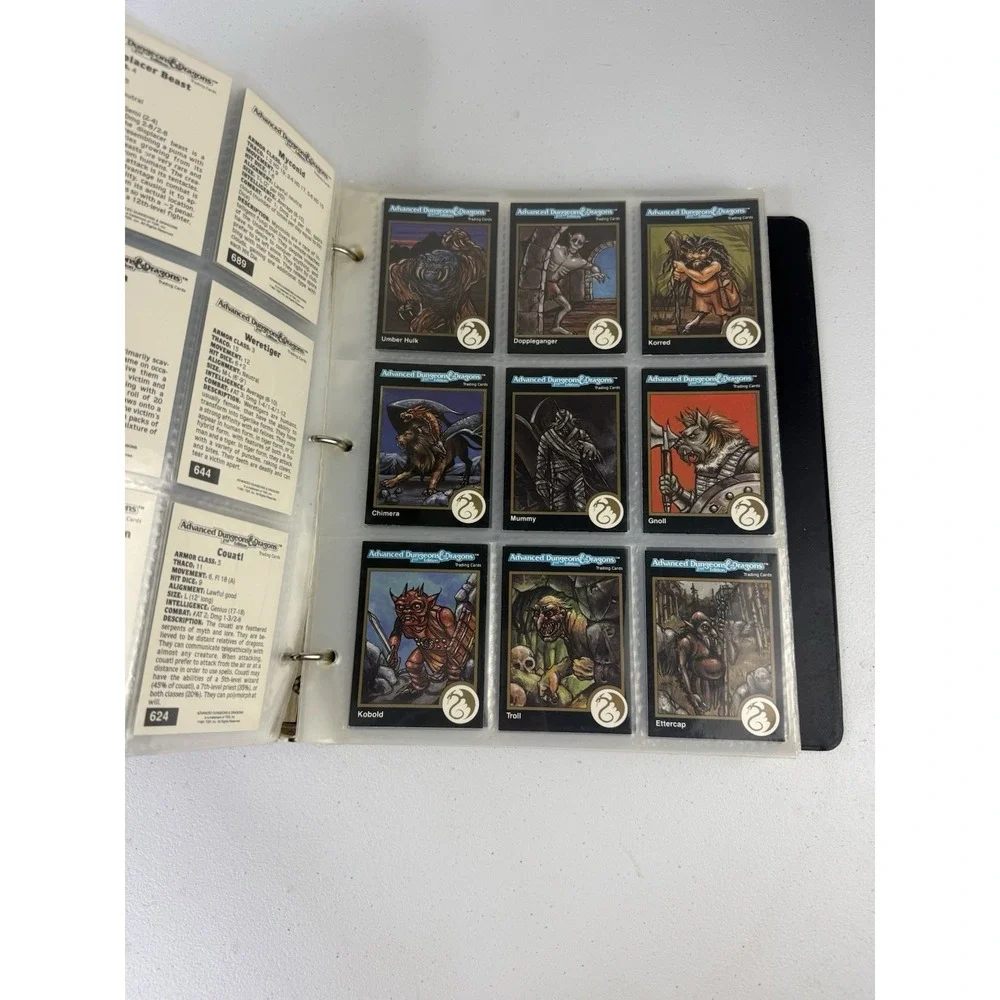 Mixed Lot Of TSR 1992 dungeons And dragons cards